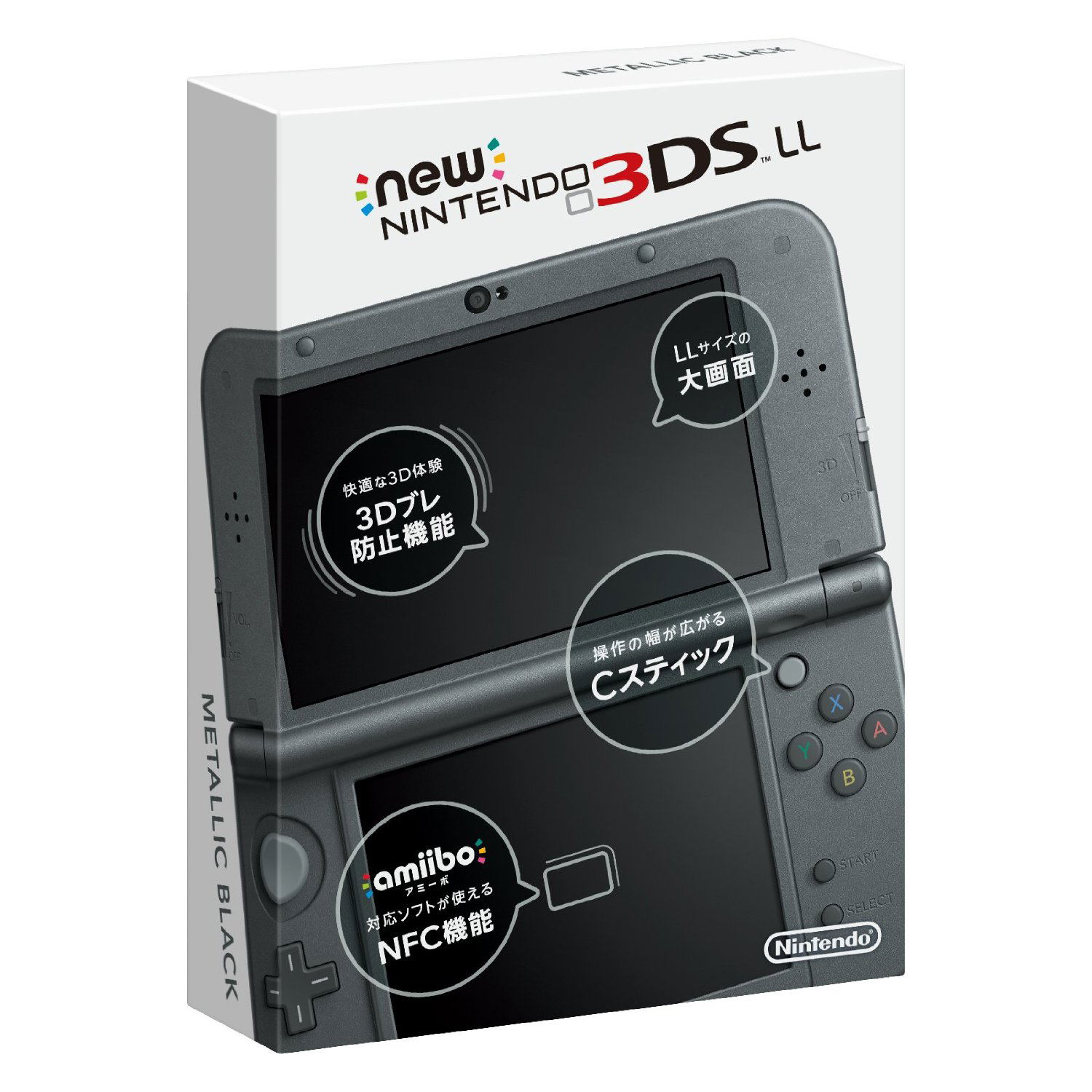 New Nintendo 3ds Ll Metallic Black New Nintendo 3ds Ll Metallic Black