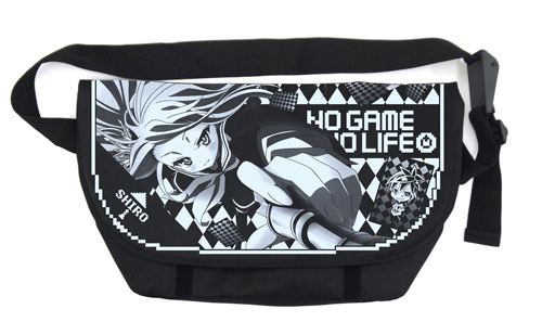 no game no life Shiro Anime School bag Shoulder Satchel Messenger bag Laptop bag 