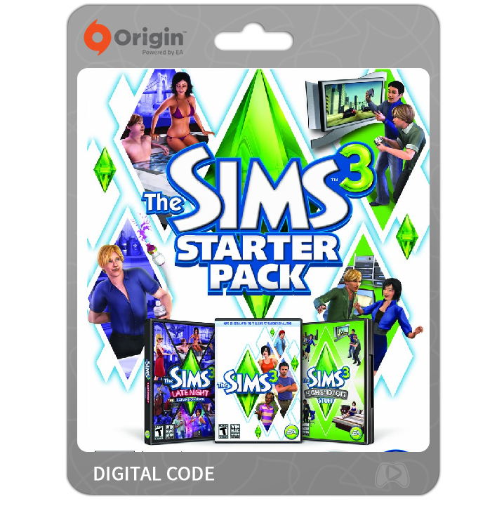 free sims 3 starter pack product code