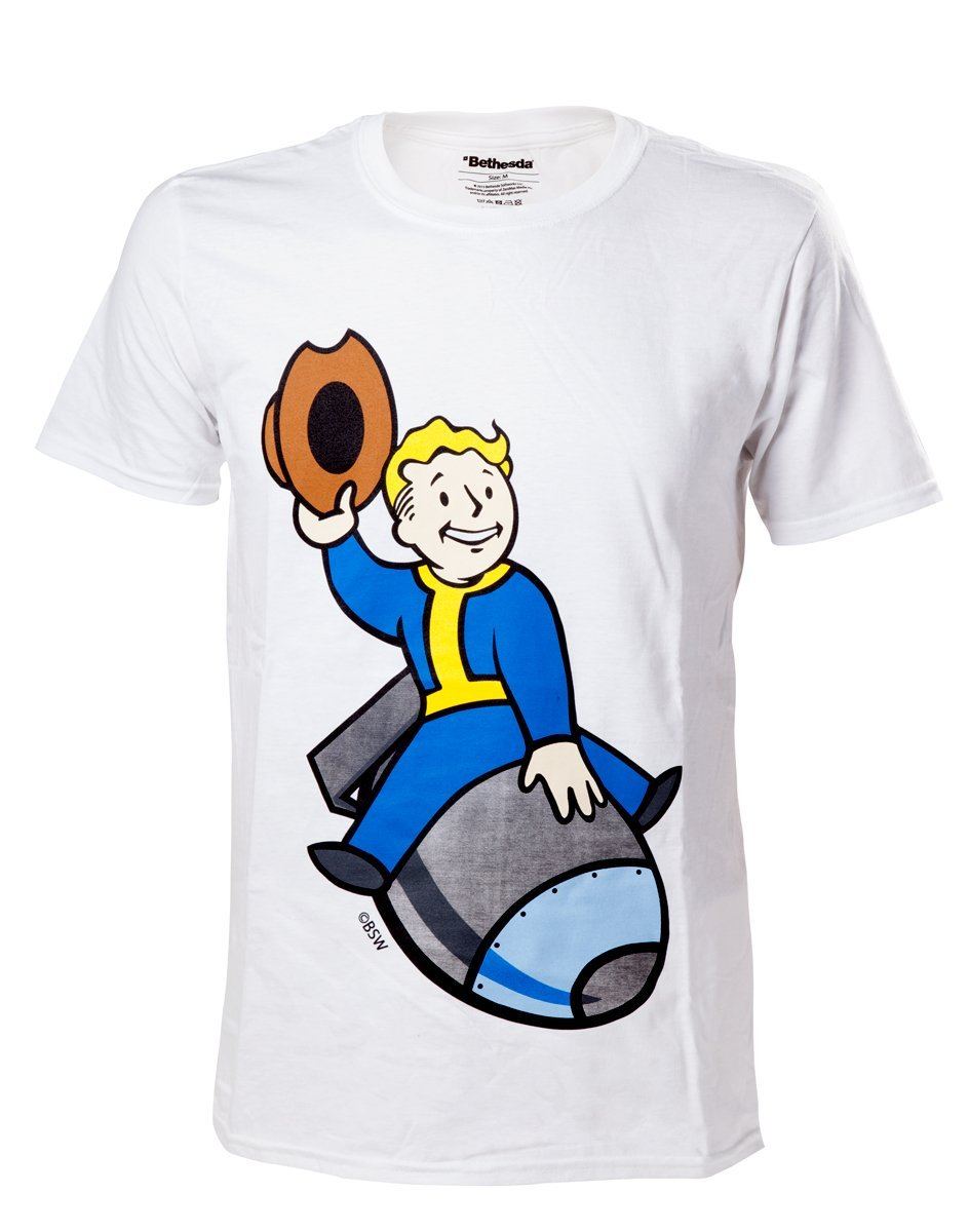 T-Shirt 'Fallout 4' Taille Vault Boy Shooting Fingers 
