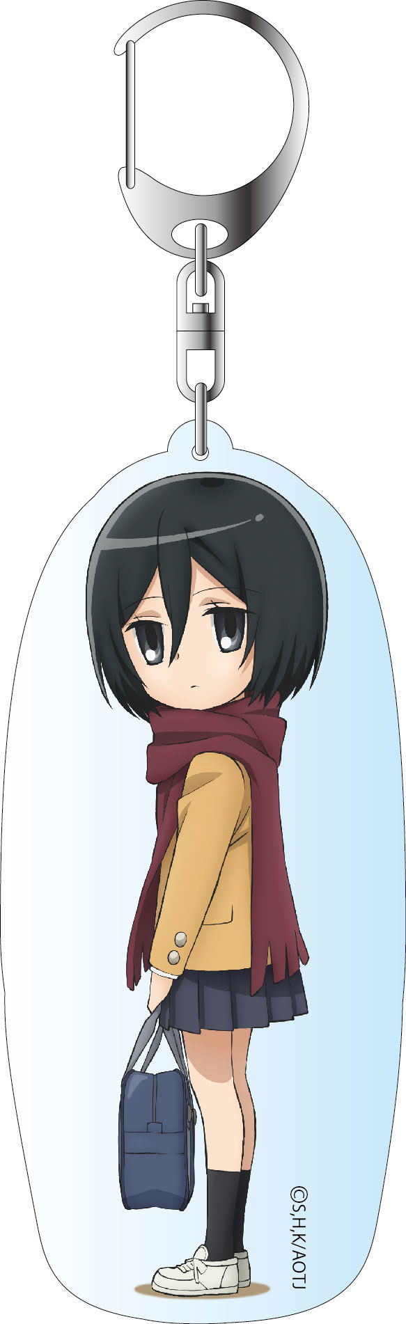 Attack On Titan Junior High Deka Key Chain Mikasa Ackerman Attack On Titan Junior High Deka Key Chain Mikasa Ackerman