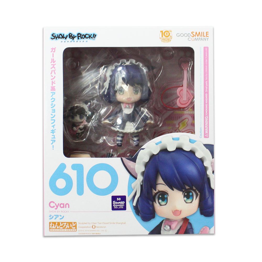 Cyan Non-Scale Abs & Pvc Painted Action Figure F/S NEW Nendoroid Show By Rock ! 