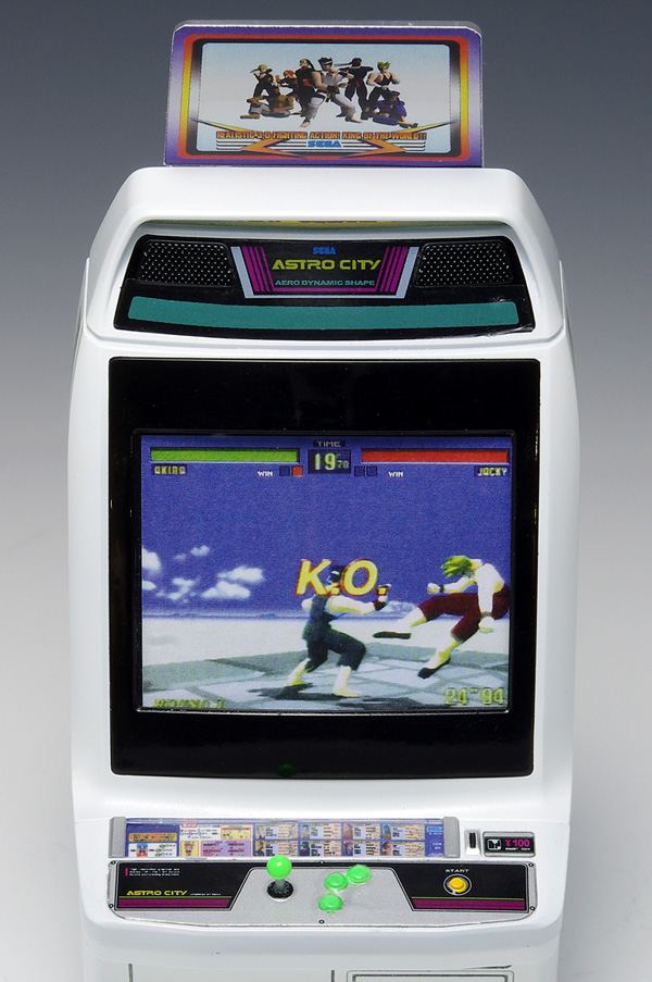 1/12 Scale Plastic Model Kit GM017 Sega Titles Wave Astro City Arcade Machine 