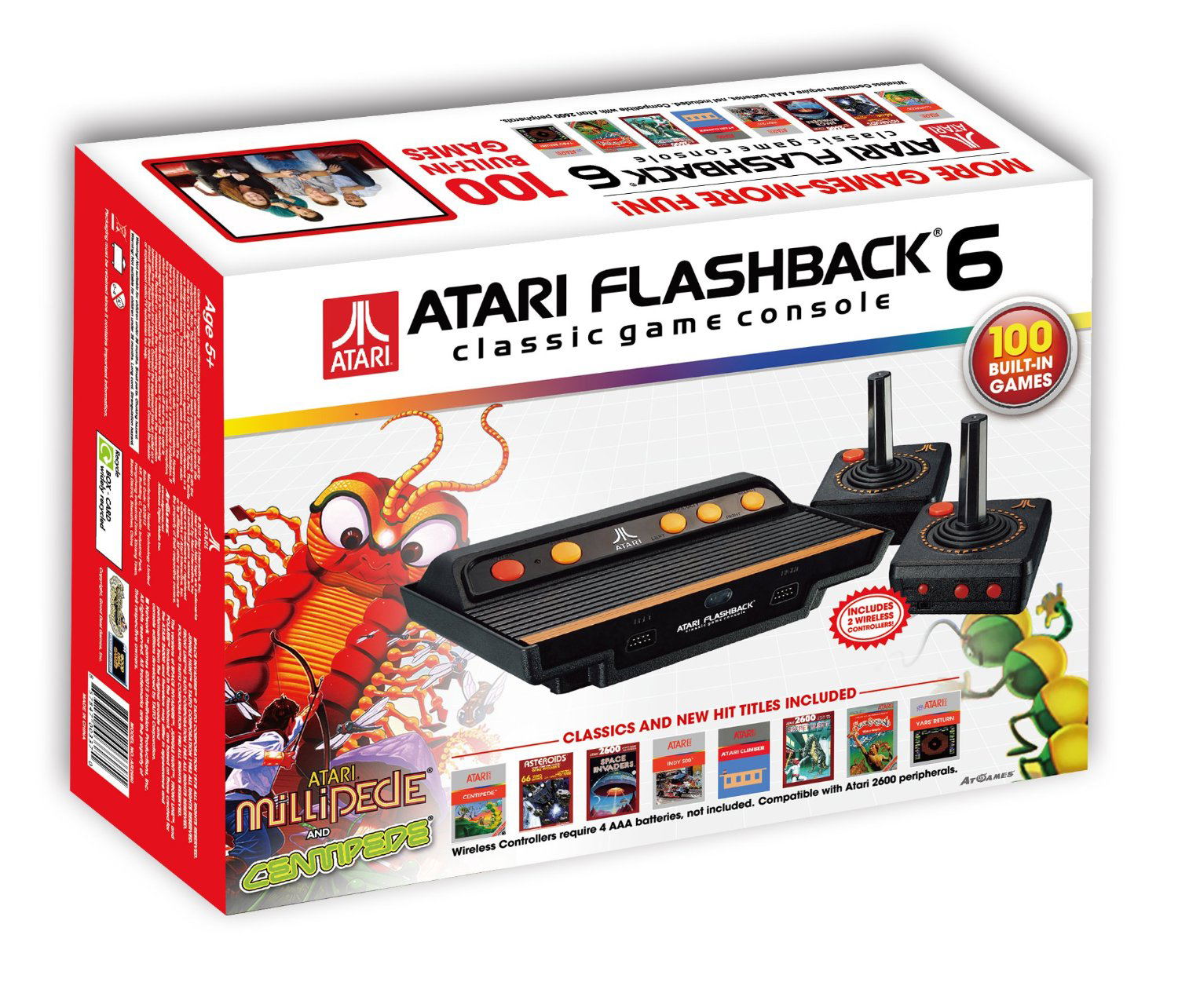 At Games Atari Flashback 6 Classic Game Console