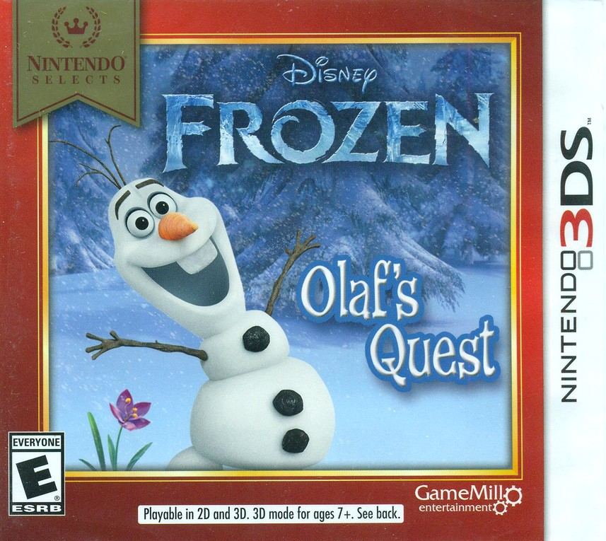 Nintendo quest. Frozen: Olaf's Quest. Frozenolaf.