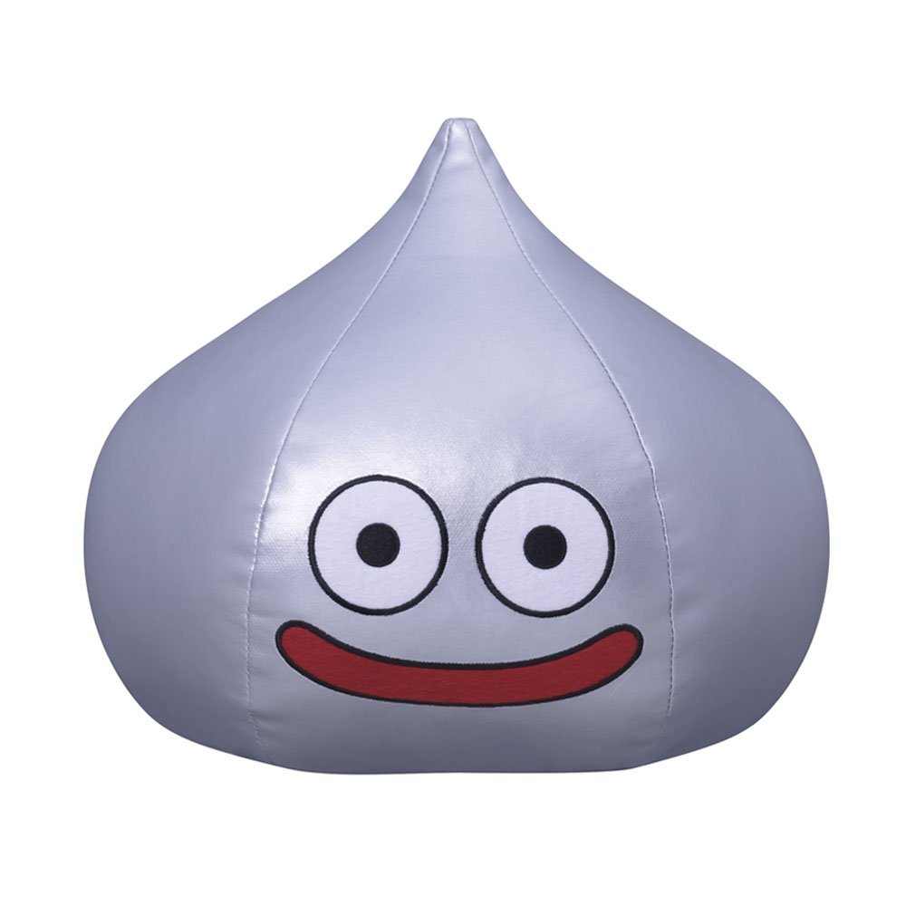 Dragon Quest Smile Slime Plush Metal Slime (L Size) (Rerun)