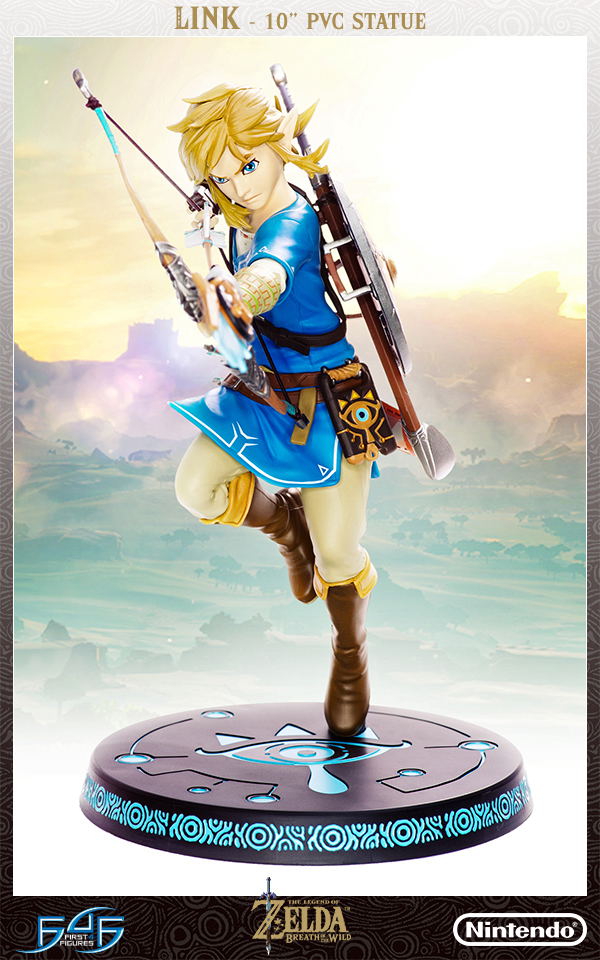 legend of zelda breath of the wild link statue