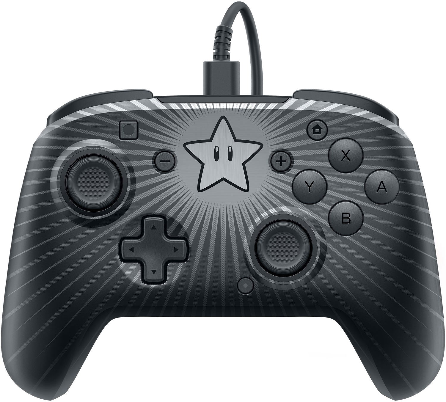 Star View Controller Faceoff Deluxe Wired Pro Controller for Nintendo Switch (Star Mario ...