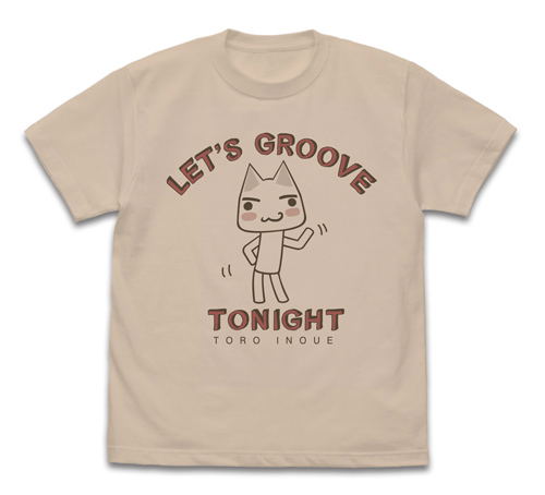 Dokodemo Issyo - Dancing Toro Inoue T-shirt Light Beige (L Size)