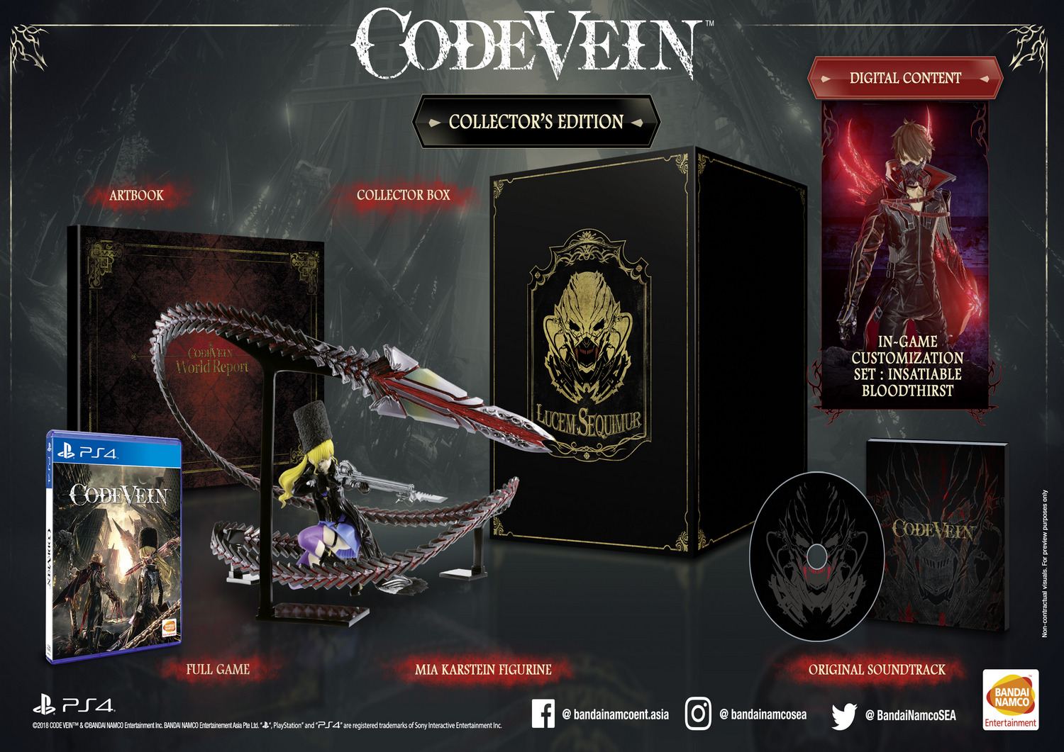 NEW XBox One PS4 Code Vein Official Collector Limited Letter Opener Cutter Sword 