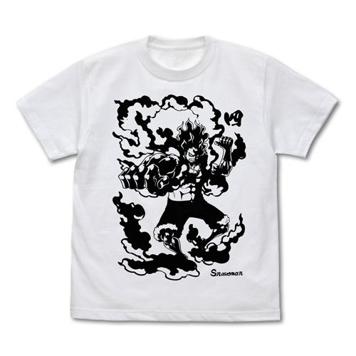 Piece - Luffy Snake Man T-shirt White 