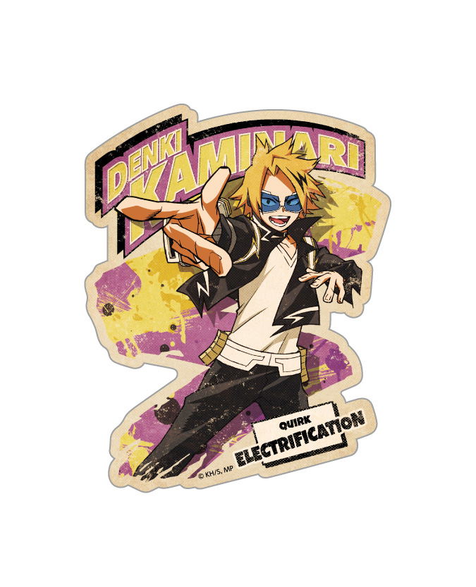 my hero academia travel sticker action 7 kaminari denki