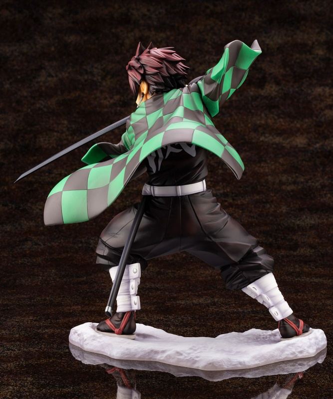 Details about   Authentic  Artfx J Kimetsu Of Blade Stove Tanjiro 1/8 Scale Painted Pvfrom Japan 