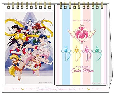 Sailor Moon 2020 Reproduction Desktop Calendar