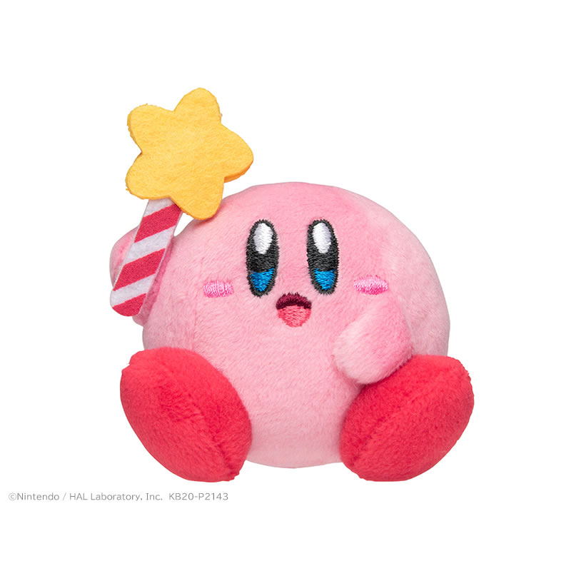 kirby plush with star rod