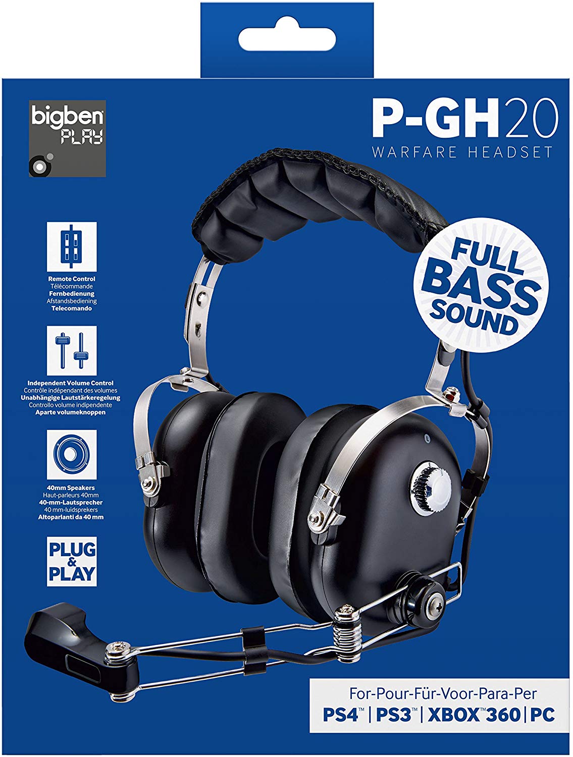 Buy P-GH20 Warfare Headset for PS3 / PS4 / XBOX 360 / PC for PC, PS3, X360,  PS4