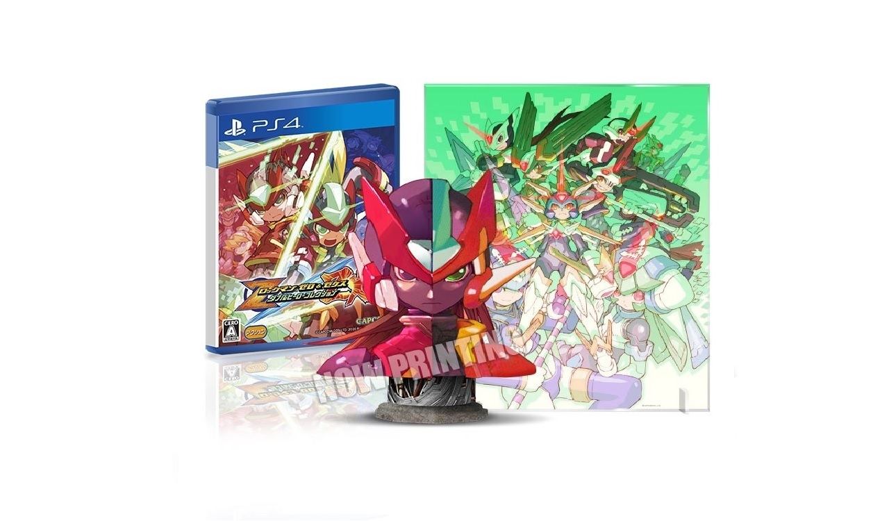 Megaman Zero ZX Double Hero Collection Three-dimensional bust Figure e-capcpm 