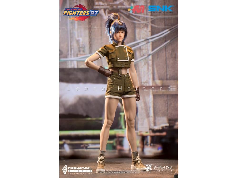 Details about   1/6 Scale Toy King Of Fighters Leona Heidern Yellow Top 