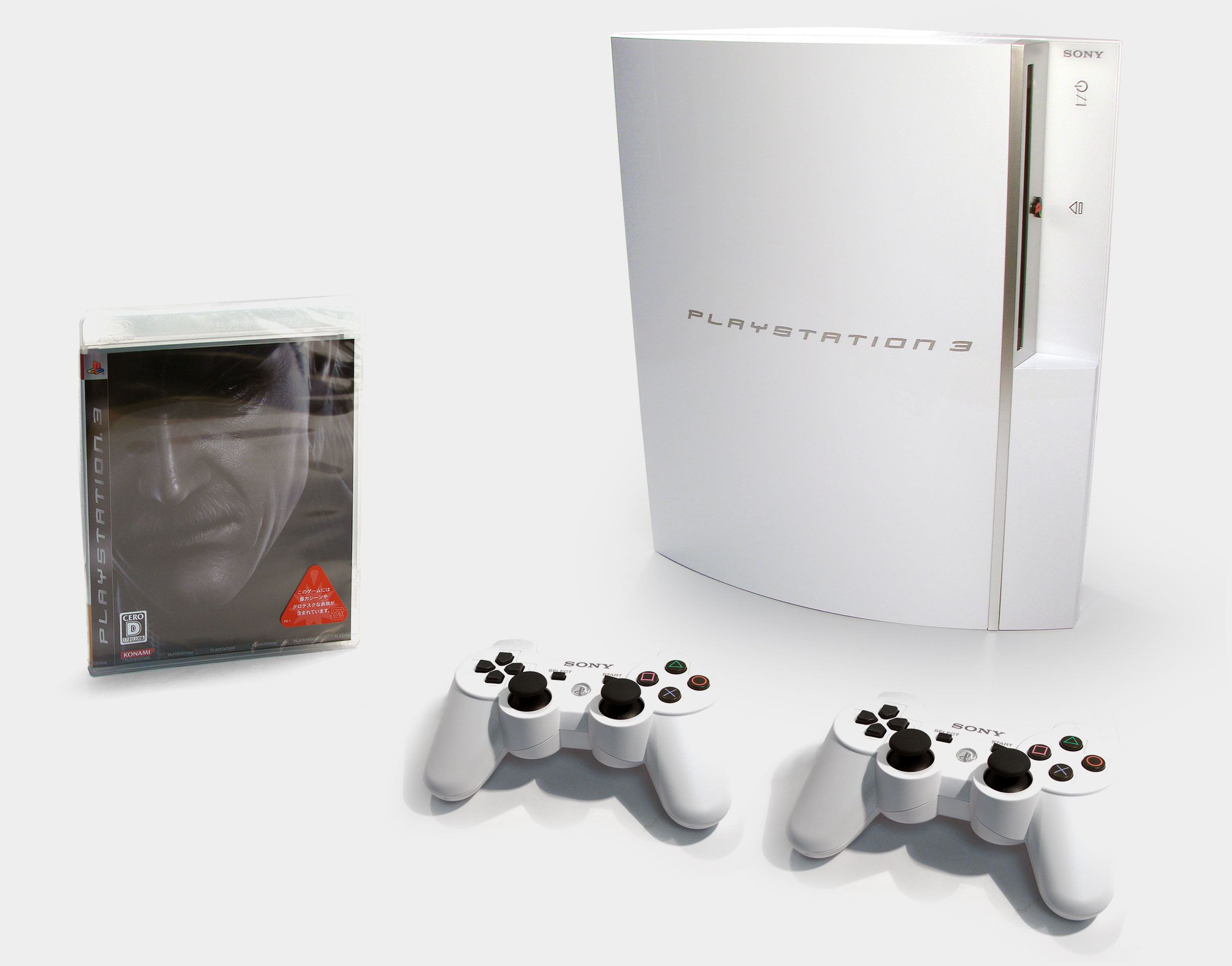 PS3 MGS4 Welcome Box with Dual Shock 3 (Ceramic White) (Japan)