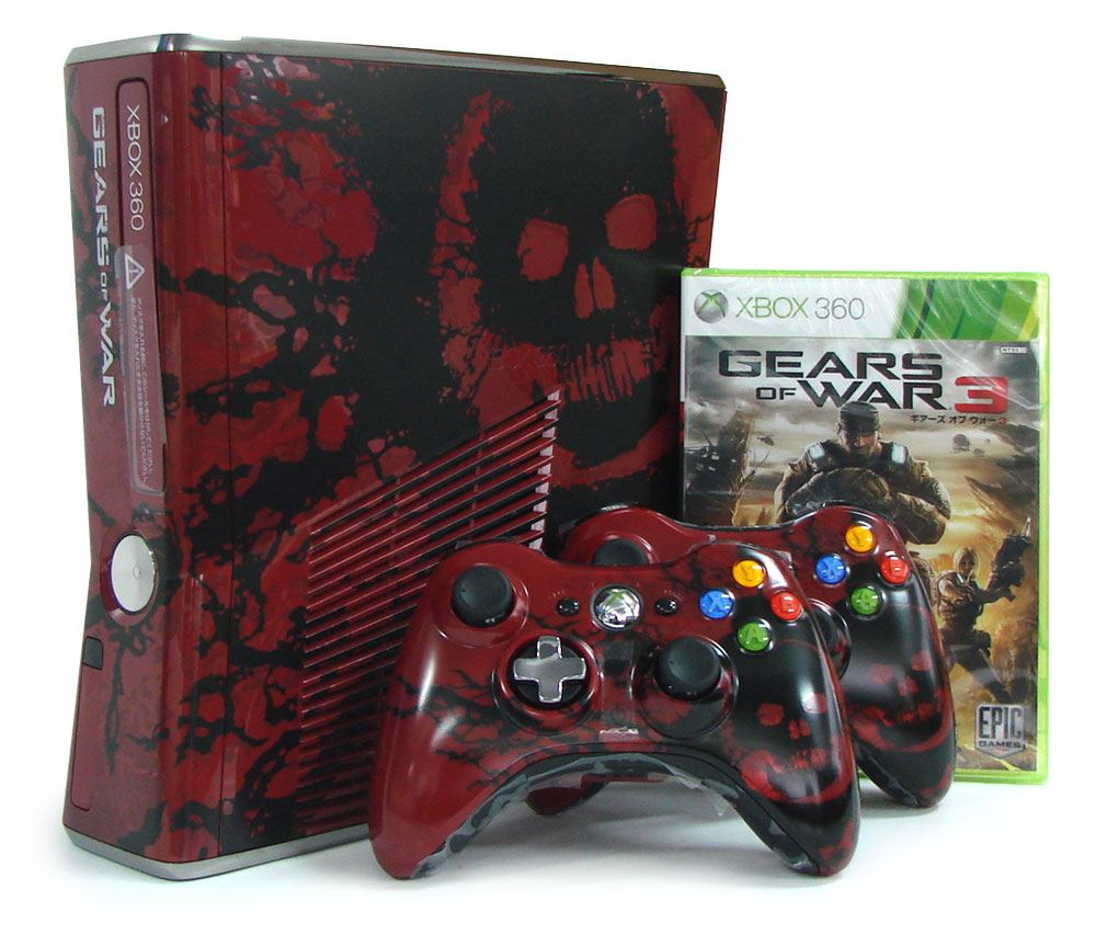 Xbox 360 Elite Slim Console (320GB) Gears of War 3 Premium Pack (Japan)
