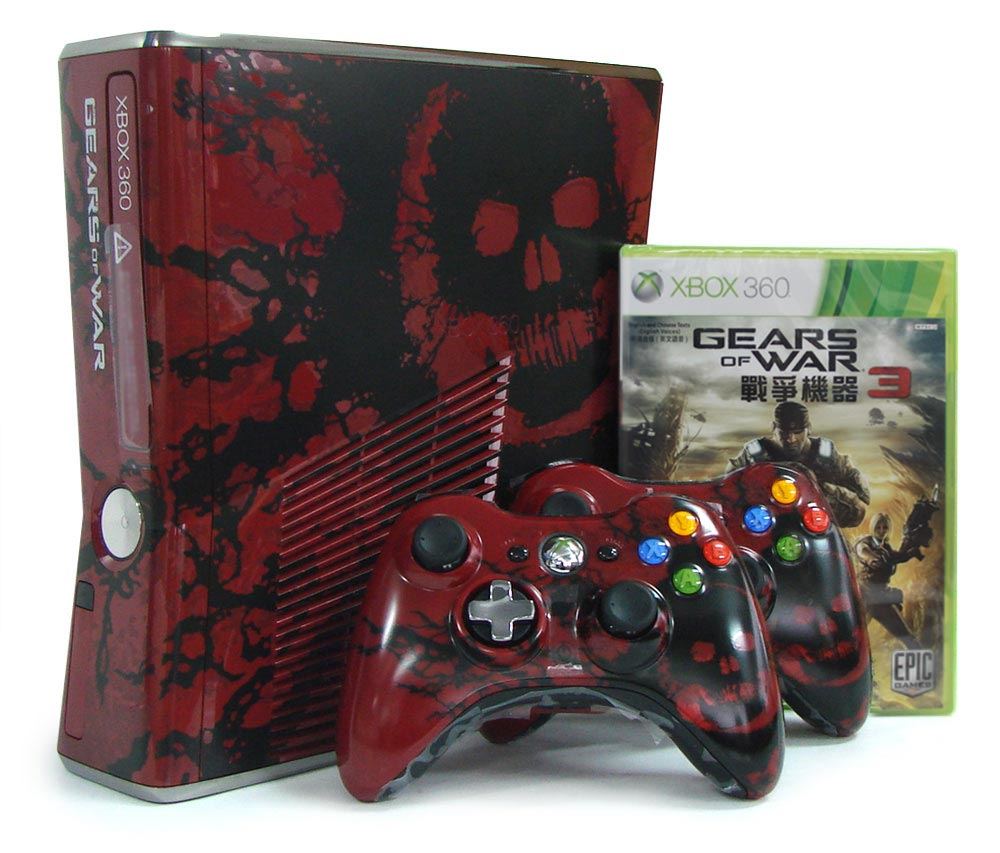 Xbox 360 Elite Slim Console (320GB) Gears of War 3 Premium Pack (Asia)