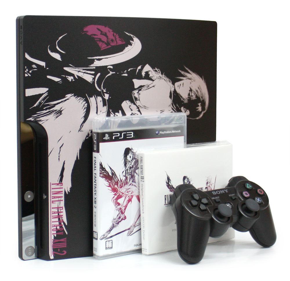PlayStation3 Slim Console - Final Fantasy XIII-2 Lightning Bundle Ver.2 (HDD 320GB Black Model) - 220V (Asia)