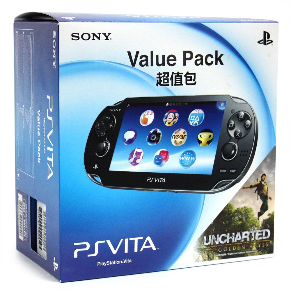 PS Vita PlayStation Vita - 3G/Wi-Fi Model (Uncharted: Golden Abyss Bundle) (Asia)