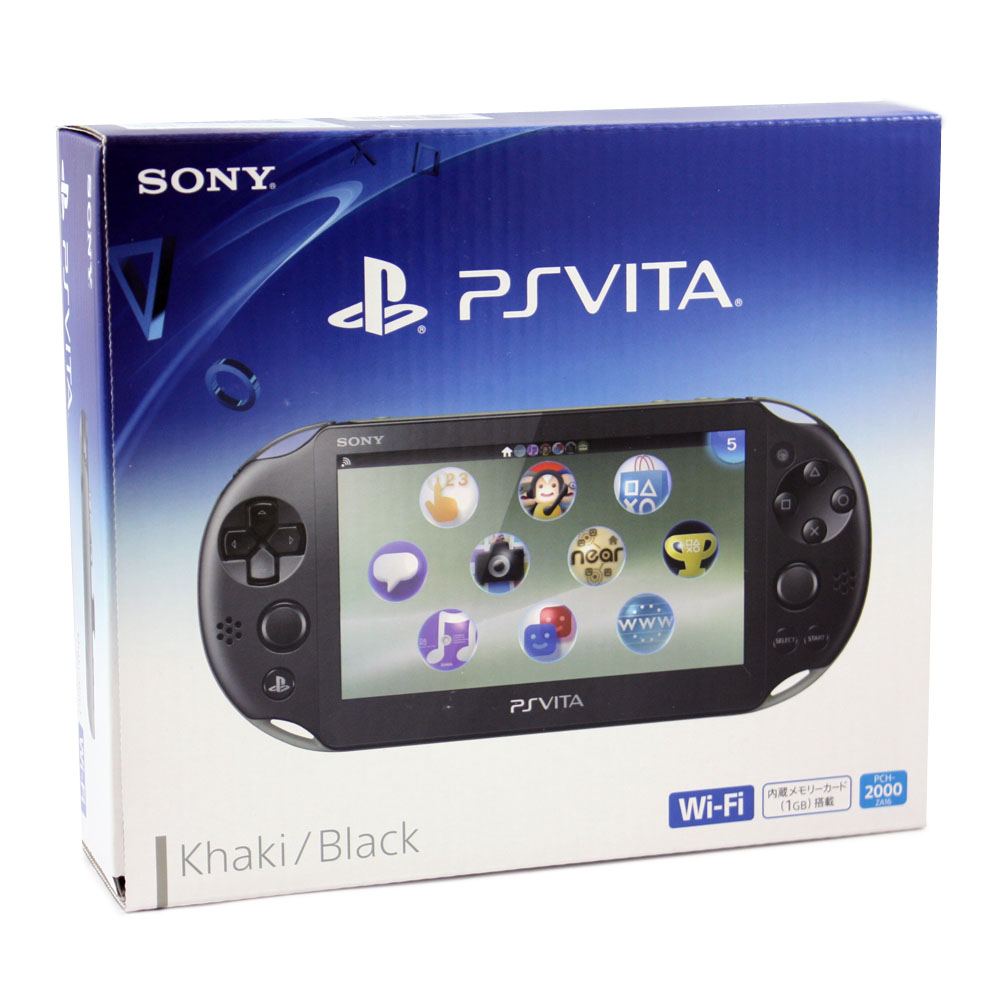 PS Vita PlayStation Vita New Slim Model - PCH-2000 (Khaki Black) (Japan)