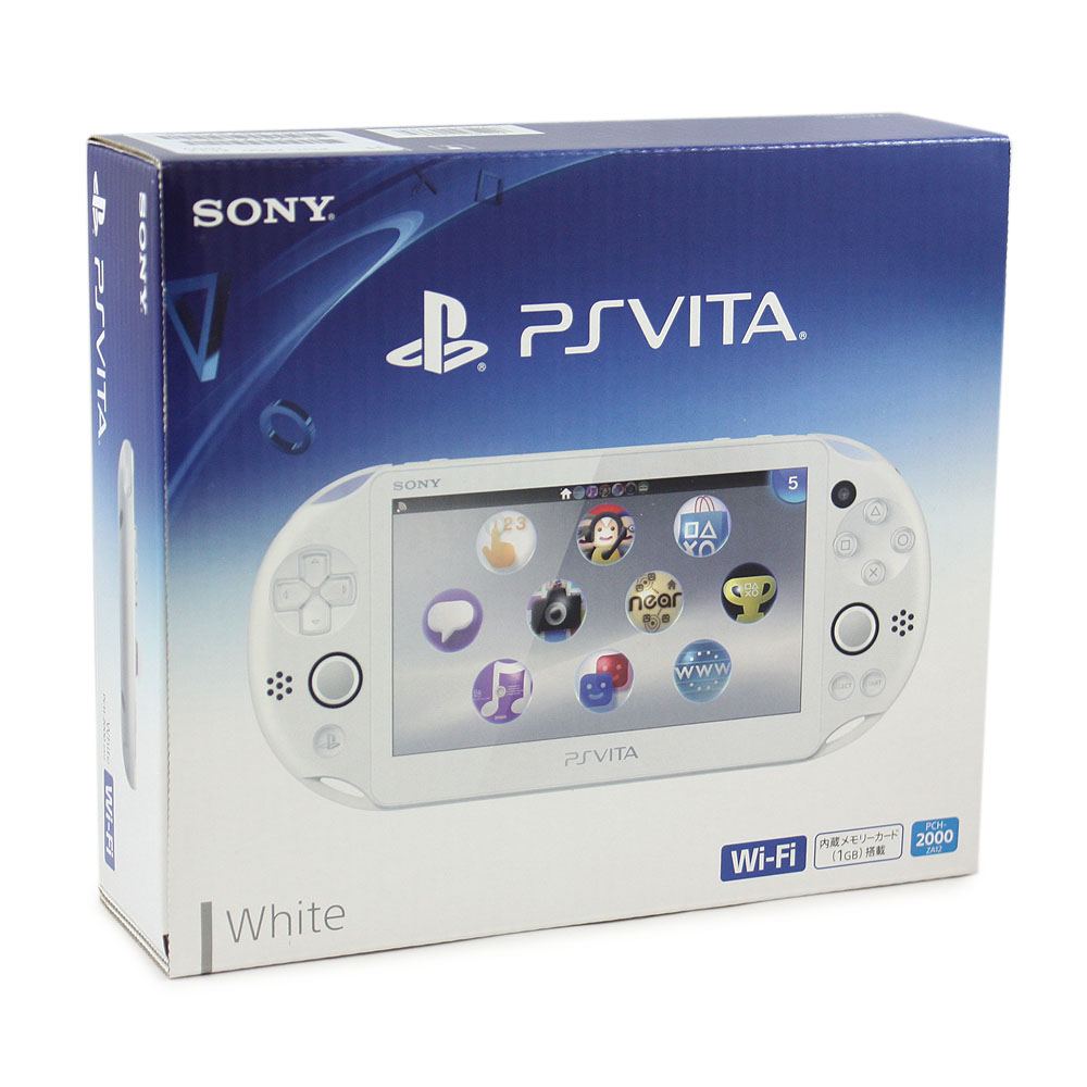 PS Vita PlayStation Vita New Slim Model - PCH-2000 (White) (Japan)