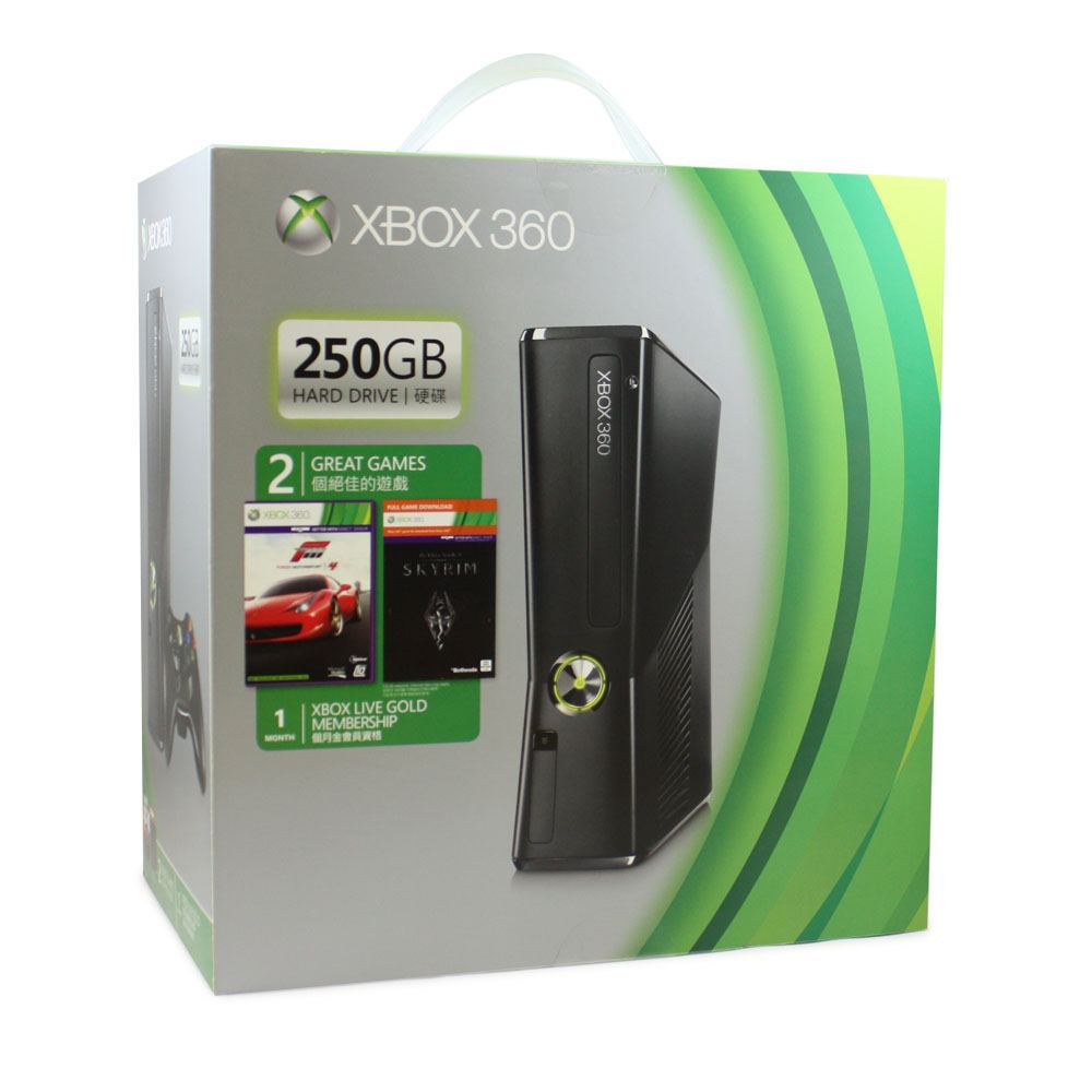 Xbox 360 250GB Slim Premium Bundle (Forza Motorsport 4) (Asia)