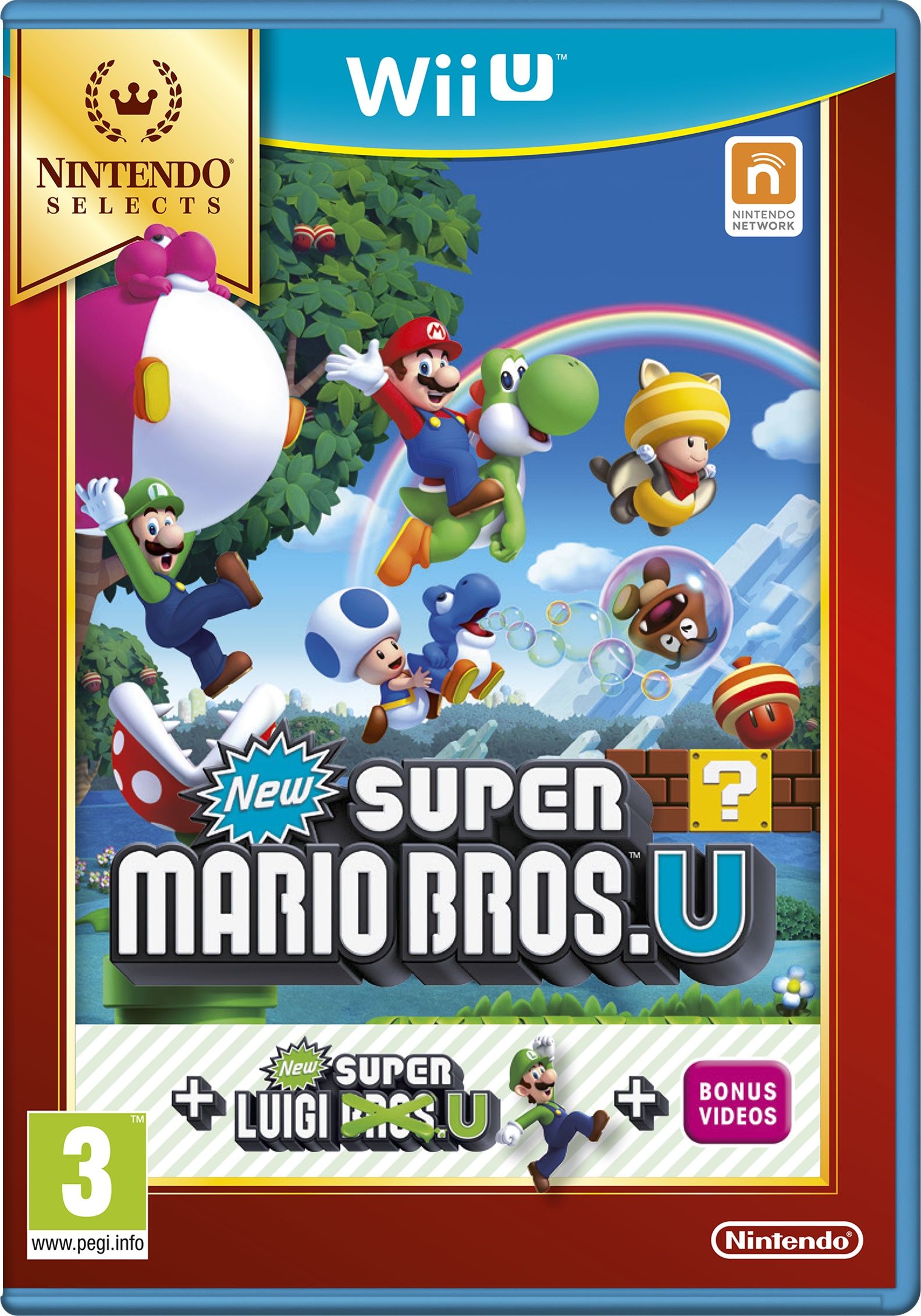 New Super Mario Bros. U + New Super Luigi U (Nintendo Selects) (Europe)