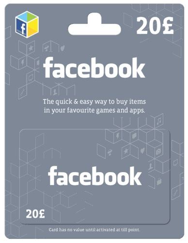 Facebook Card (GBP 20) (Europe)