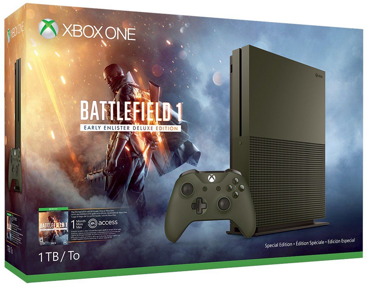 Xbox One S Battlefield 1 Special Edition Bundle (1TB Console) (US)