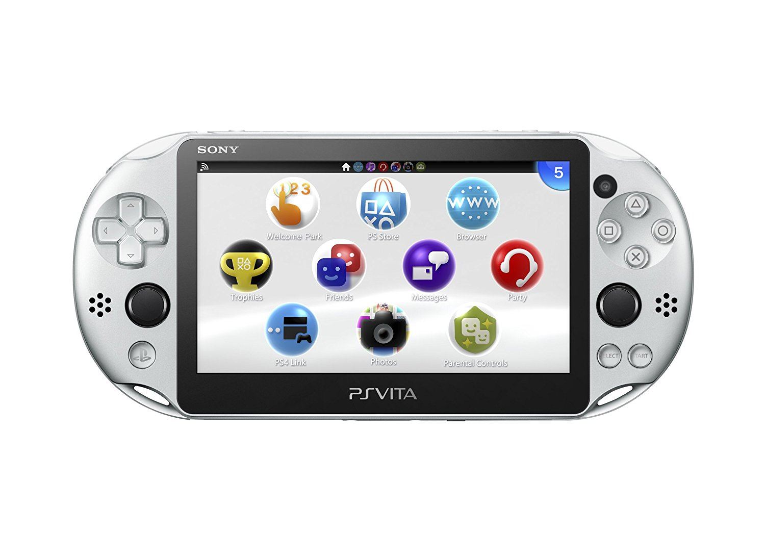 PS Vita PlayStation Vita New Slim Model - PCH-2000 (Silver) (Japan)