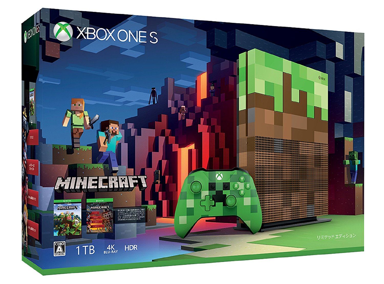Xbox One S 1TB [Minecraft Edition] (Japan)