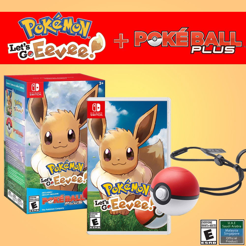 Pokemon Lets Go Pikachu Poke Ball Plus Pack