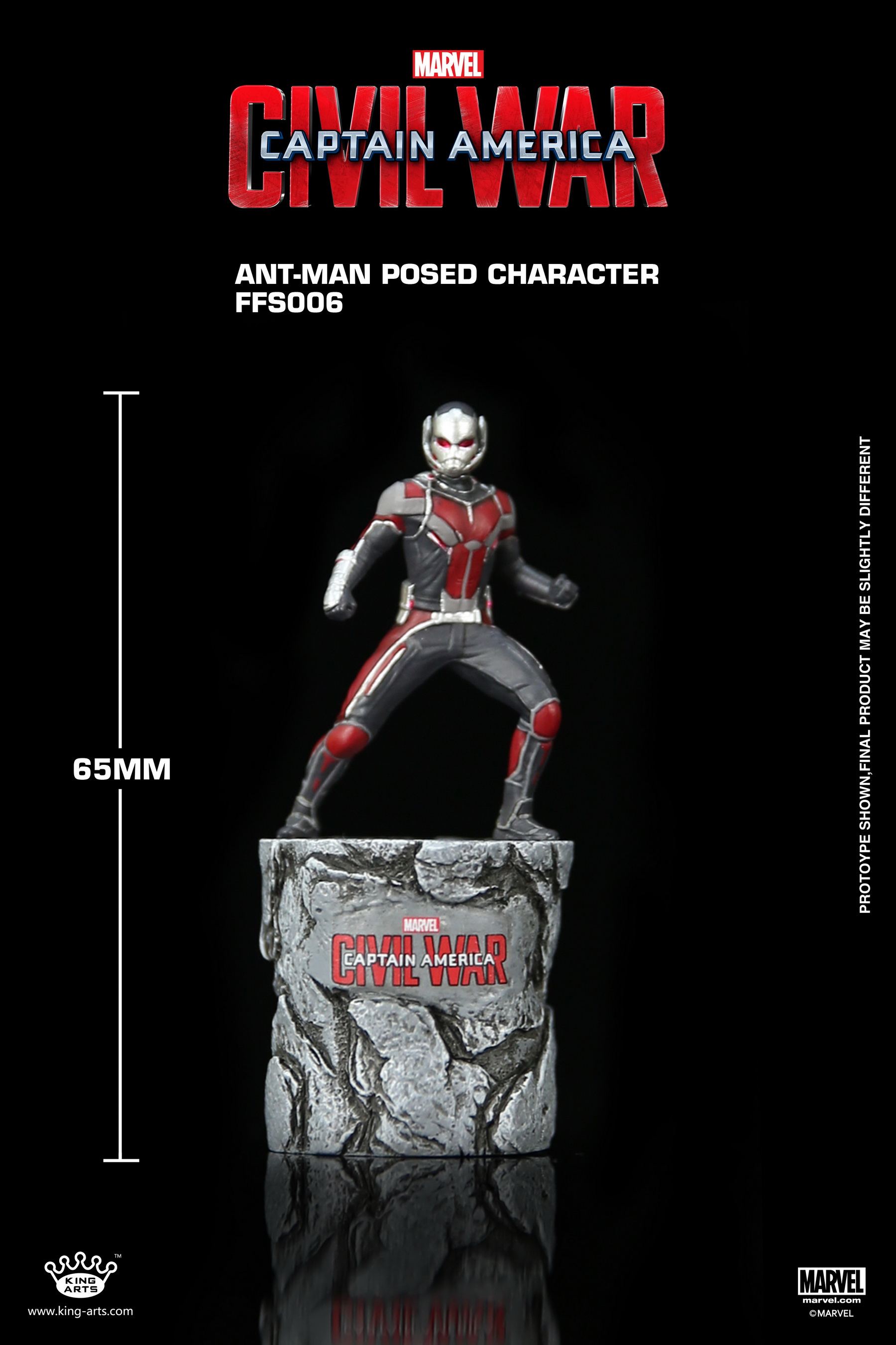 KING ARTS FORMAT FIGURE SERIES: ANT MAN POSED CHARACTER King-Arts