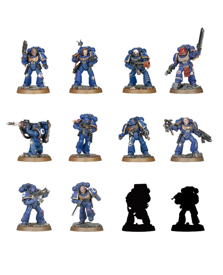 WARHAMMER 40,000: SPACE MARINE HEROES SERIES NO.1 (SET OF 24 PIECES) (RE-RUN) Max Factory