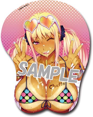 SUPER ROBOT TAISEN X OMEGA LIFE SIZE OPPAI MOUSE PAD: CHATTE JUDVESTEN by Hobby Japan