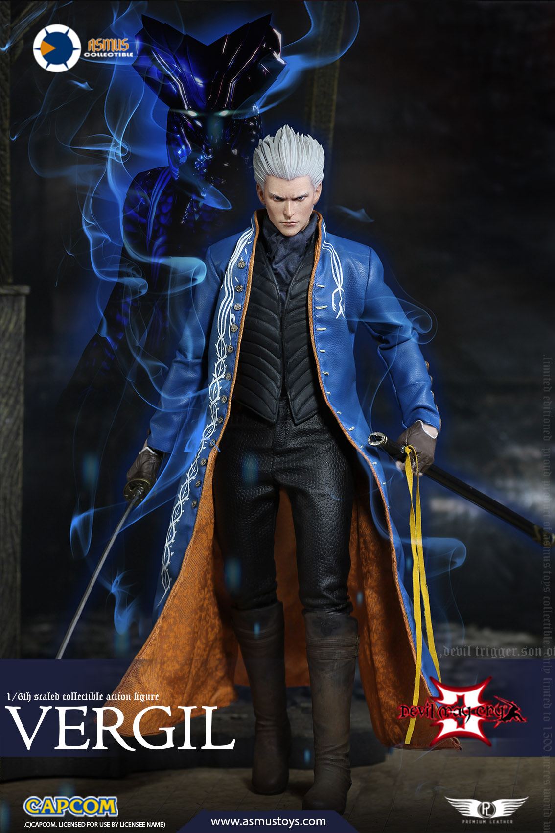 DEVIL MAY CRY 3 1/6 SCALE PRE-PAINTED FIGURE: VERGIL Asmus Toys