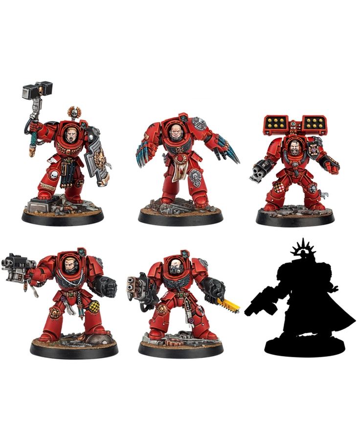 WARHAMMER 40,000: SPACE MARINE HEROES SERIES NO.2 (SET OF 6 PIECES) Max Factory