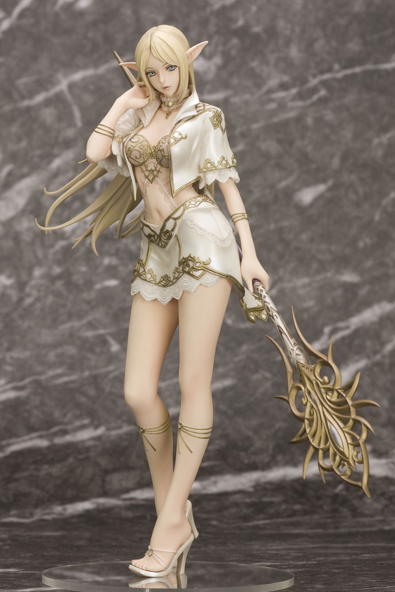 LINEAGE II 1/7 SCALE PRE-PAINTED FIGURE: ELF (RE-RUN) Orchid Seed