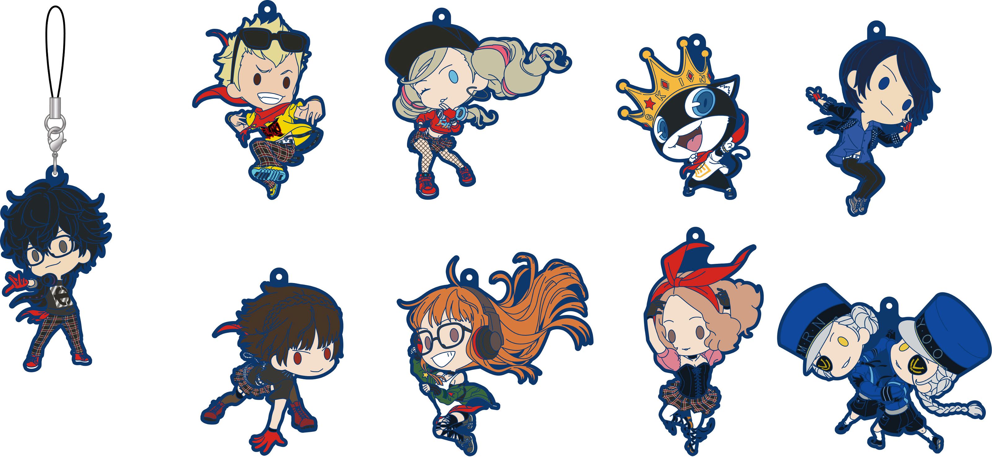 PERSONA 5: DANCING STAR NIGHT RUBBER STRAP COLLECTION (SET OF 9 PIECES) Movic
