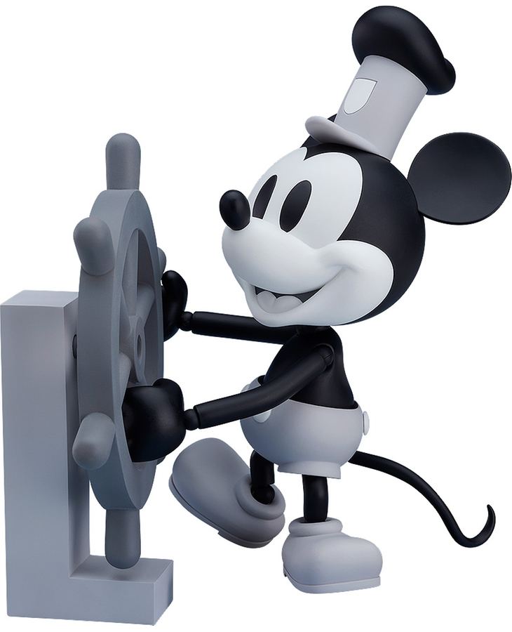 NENDOROID NO. 1010A STEAMBOAT WILLIE: MICKEY MOUSE 1928 VER. (BLACK & WHITE) Good Smile