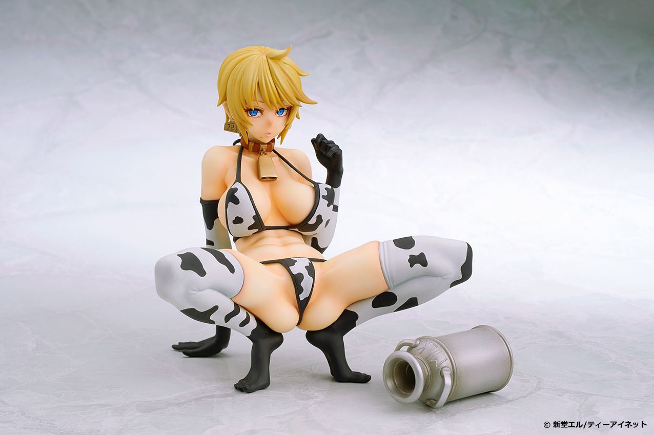 A MILK COW LIFE VOL. 721 1/6 SCALE PRE-PAINTED FIGURE: HOLSTEIN VER. Qsix
