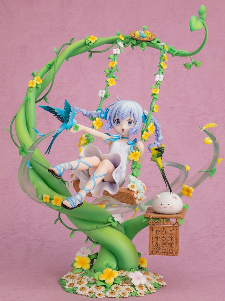 IS THE ORDER A RABBIT? 1/7 SCALE PRE-PAINTED FIGURE: CHINO FLOWER SWING FuRyu