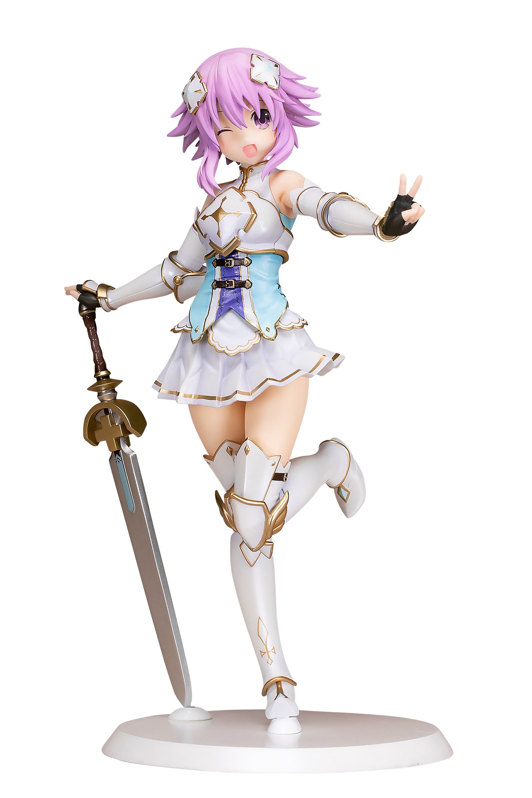 CYBERDIMENSION NEPTUNIA 4 GODDESSES ONLINE 1/7 SCALE PRE-PAINTED FIGURE: HOLY KNIGHT NEPTUNE Pulchra