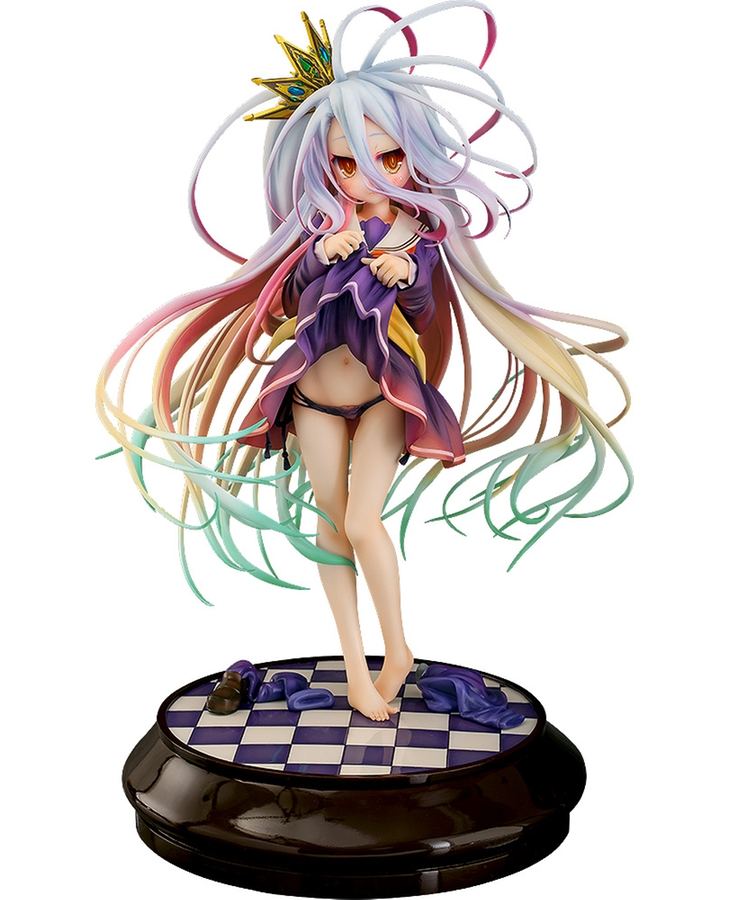 NO GAME NO LIFE 1/7 SCALE PRE-PAINTED FIGURE: SHIRO TUCK UP VER. Phat Company