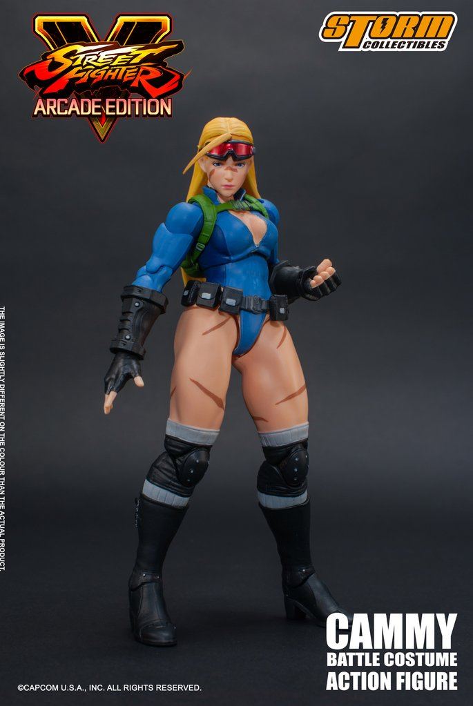 STREET FIGHTER V 1/12 SCALE PRE-PAINTED ACTION FIGURE: CAMMY BATTLE COSTUME Storm Collectibles