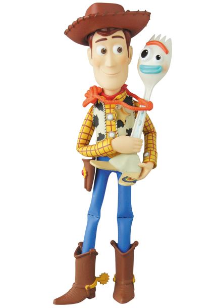 ULTRA DETAIL FIGURE NO. 500 TOY STORY 4: WOODY & FORKY Medicom